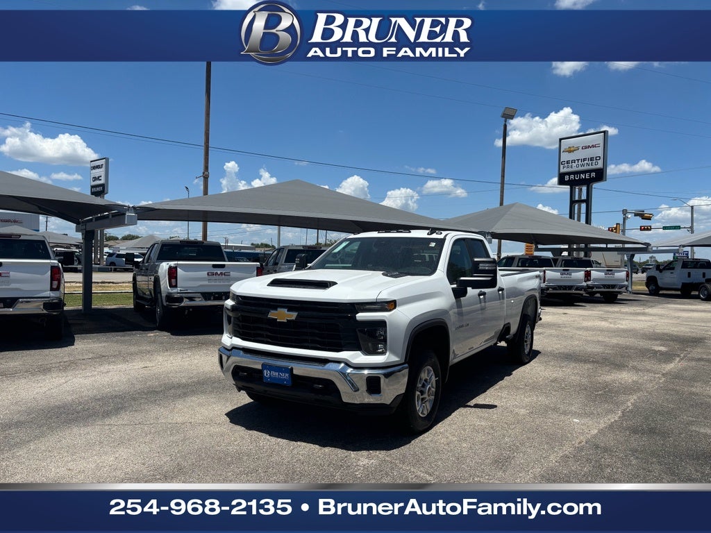 2026 Chevrolet Silverado 2500 HD WT in Summit White — front three-quarter view