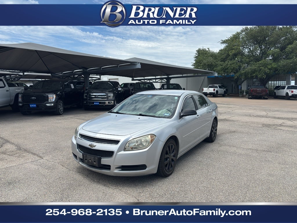 2012 Chevrolet Malibu LS w/1LS in Silver Ice Metallic — front three-quarter view