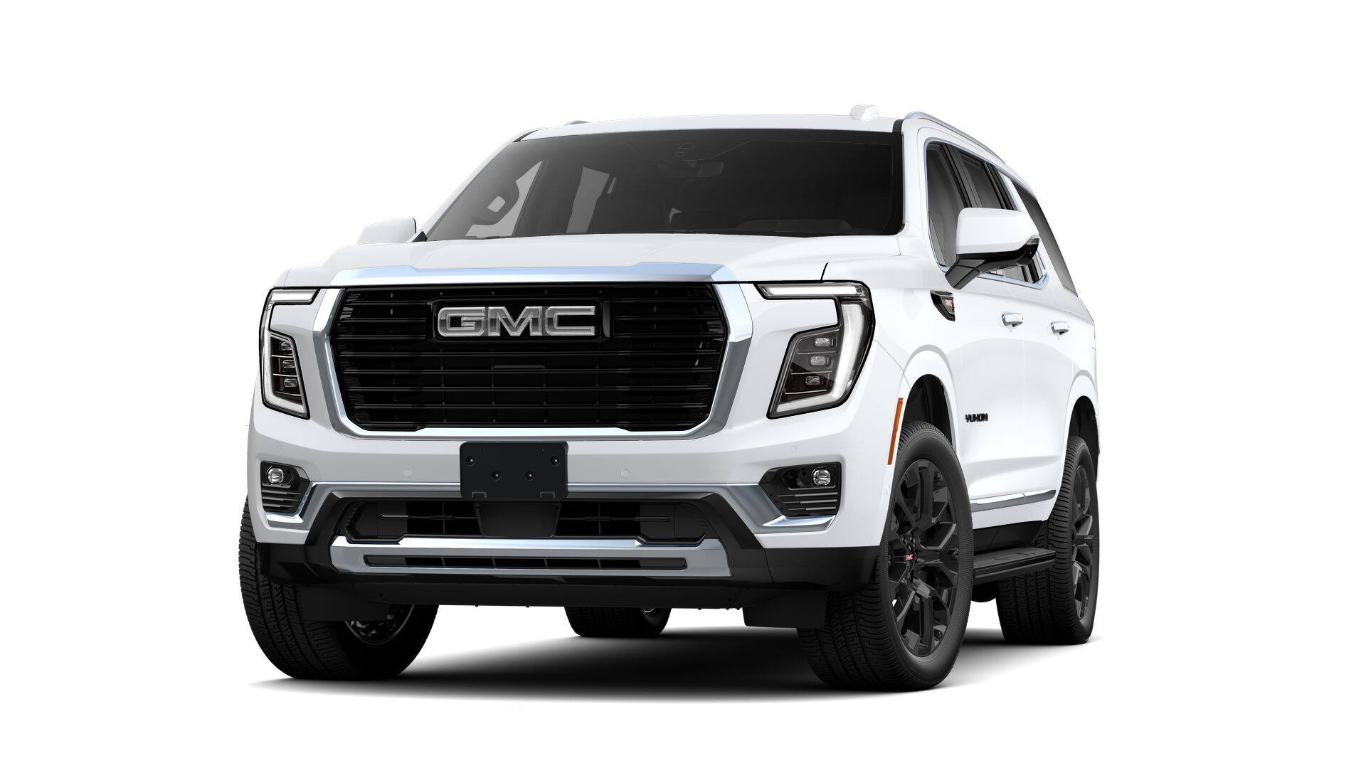 2026 GMC Yukon Elevation in Summit White — front three-quarter view