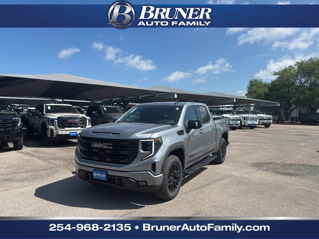 2026 GMC Sierra 1500 Elevation in Sterling Metallic — front three-quarter view