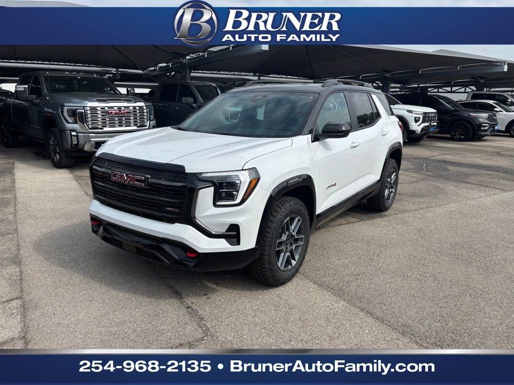2026 GMC Terrain AT4 in Summit White — front three-quarter view