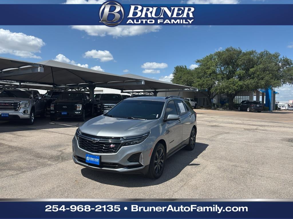 2024 Chevrolet Equinox RS in Sterling Gray Metallic — front three-quarter view