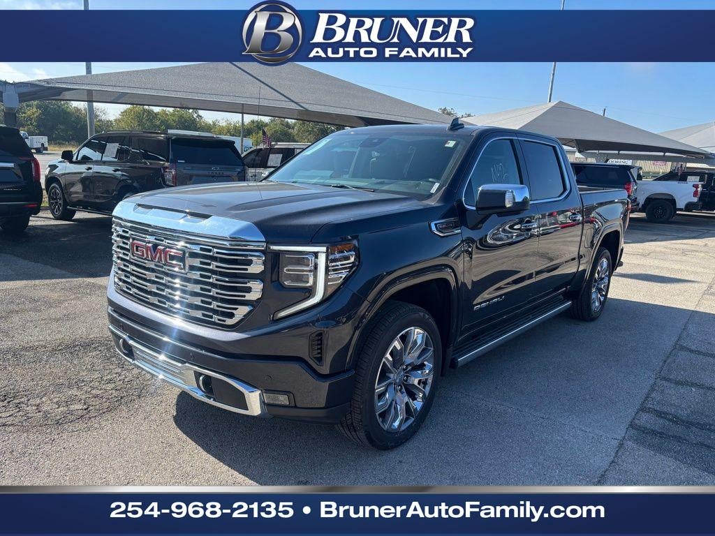 2026 GMC Sierra 1500 Denali in Titanium Rush Metallic — front three-quarter view