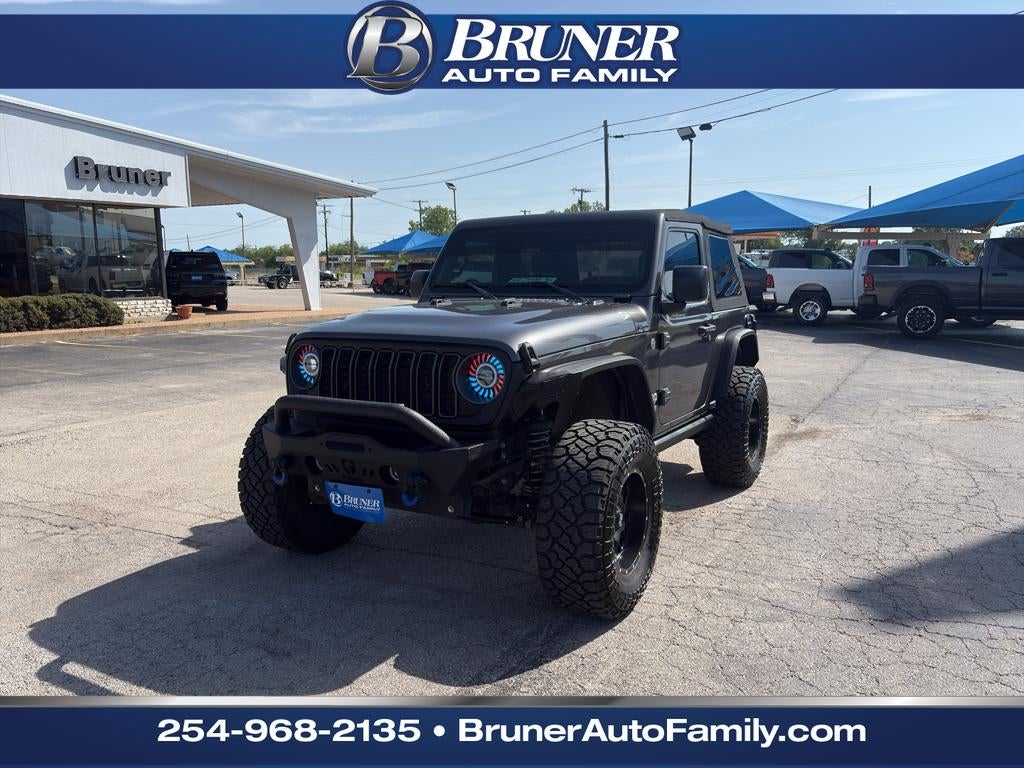2020 Jeep Wrangler Sport S 4x4 in Granite Crystal Metallic Clearcoat — front three-quarter view